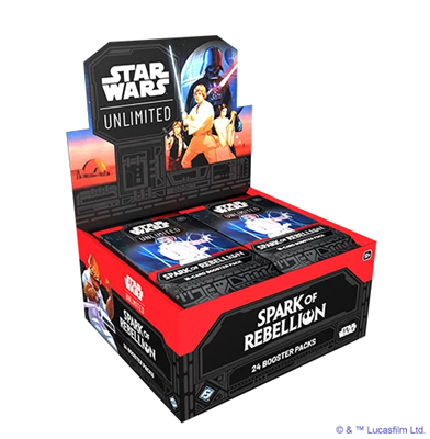 FFG - STAR WARS: UNLIMITED - SPARK OF REBELLION BOOSTER DISPLAY (24 BOOSTER)