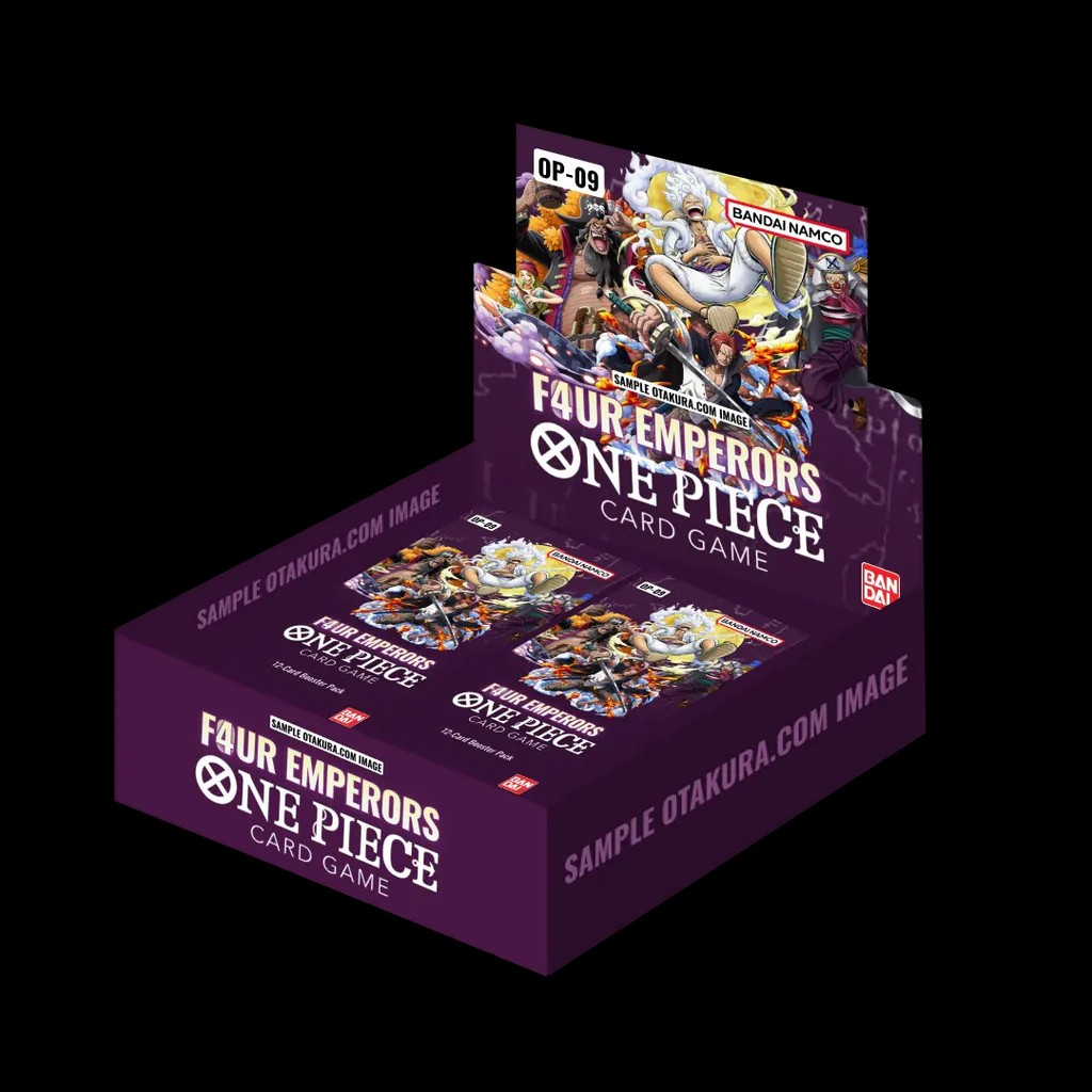 ONE PIECE CARD GAME OP09 - THE FOUR EMPERORS - BOOSTER DISPLAY (24 PACKS) - EN