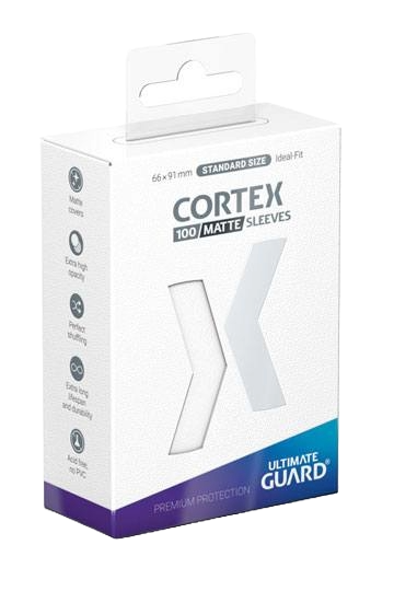 Ultimate Guard Cortex Sleeves Tamaño Estándar Blanco (100)