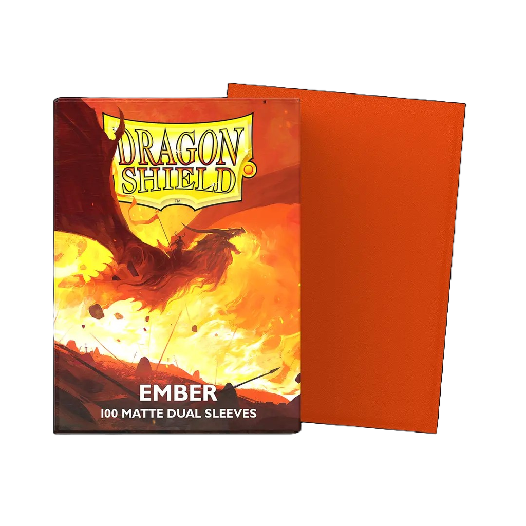 DRAGON SHIELD DUAL MATTE SLEEVES - EMBER 'ALARIC, REVOLUTION KINDLER' (100 SLEEVES)