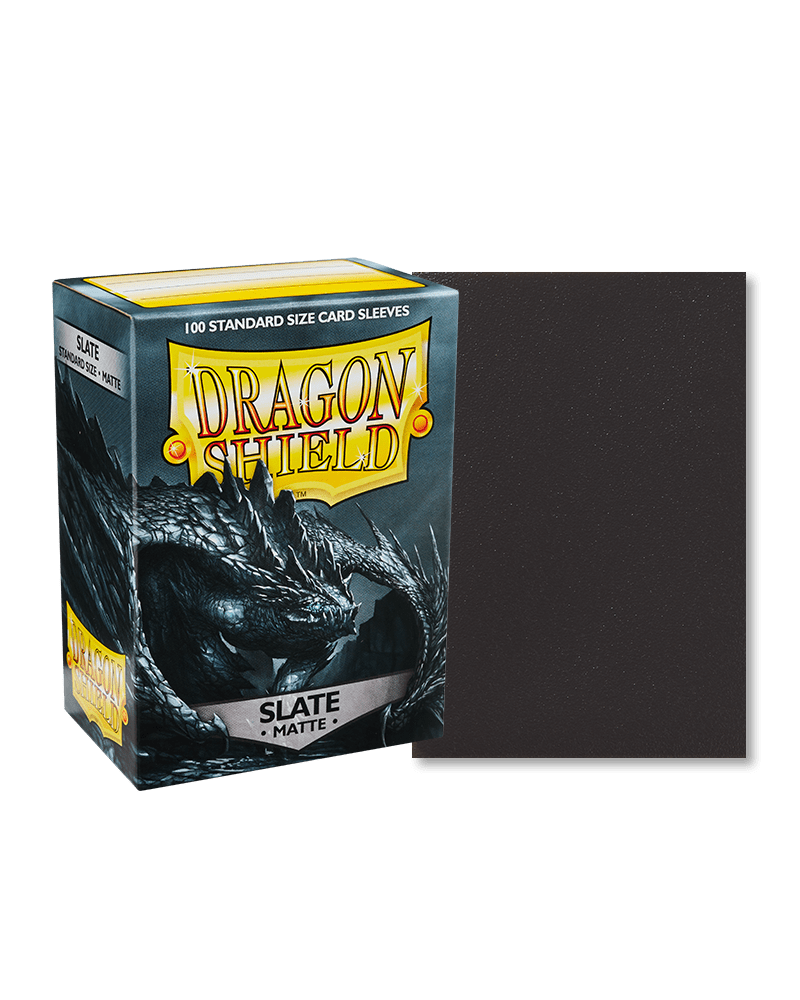 DRAGON SHIELD STANDARD SLEEVES - MATTE SLATE (100 SLEEVES)