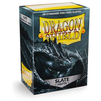 DRAGON SHIELD STANDARD SLEEVES - MATTE SLATE (100 SLEEVES)