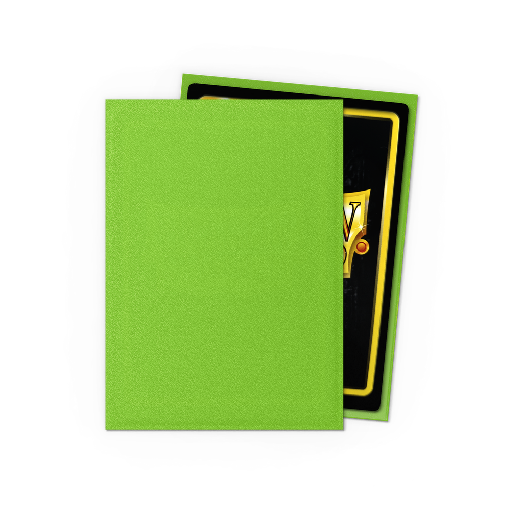 DRAGON SHIELD STANDARD SLEEVE - MATTE LIME (100 SLEEVES)