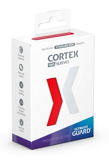 Ultimate Guard Cortex Sleeves Tamaño Estándar Rojo (100)