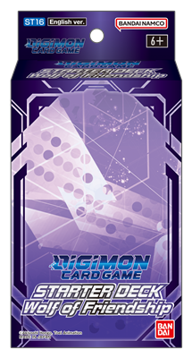 DIGIMON CARD GAME - STARTER DECK DISPLAY WOLF OF FRIENDSHIP ST16 (8 DECKS) - EN