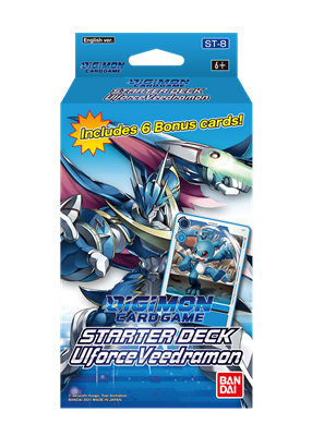 DIGIMON CARD GAME - STARTER DECK DISPLAY ULFORCEVEEDRAMON ST-8 (6 DECKS) - EN