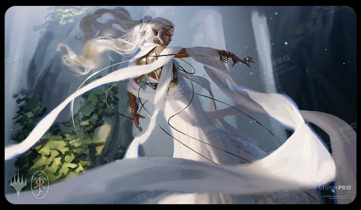 UP - THE LORD OF THE RINGS TALES OF MIDDLE-EARTH PLAYMAT C - FEATURING GALADRIEL FOR MTG