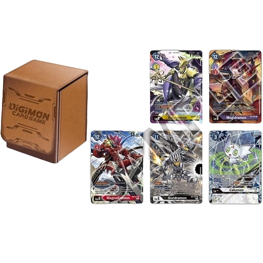 DIGIMON CARD GAME DECK BOX SET (BROWN)