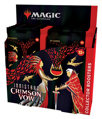 MTG - INNISTRAD: CRIMSON VOW COLLECTOR'S BOOSTER DISPLAY (12 PACKS) - EN