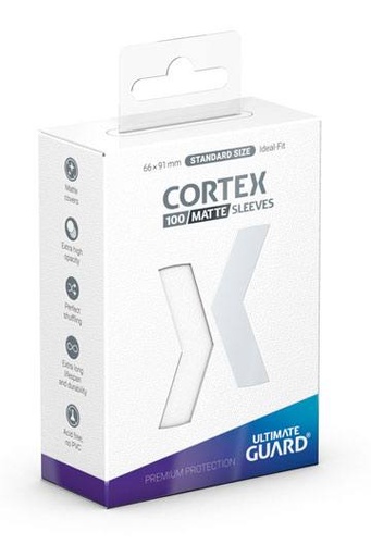 [UGD011156] Ultimate Guard Cortex Sleeves Tamaño Estándar Blanco Mate (100)