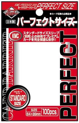 [855] KMC STANDARD SLEEVES - PERFECT SIZE (100 SLEEVES)