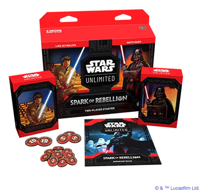 FFG - STAR WARS: UNLIMITED - SPARK OF REBELLION TWO-PLAYER STARTER