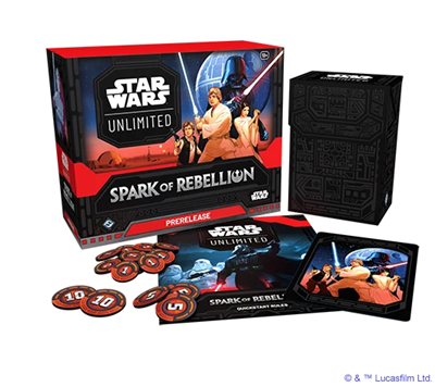 FFG - STAR WARS: UNLIMITED - SPARK OF REBELLION PRERELEASE BOX