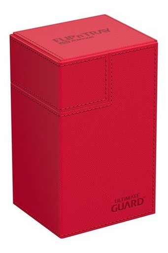[UGD011220] Ultimate Guard Flip`n`Tray 80+ XenoSkin Monocolor Rojo